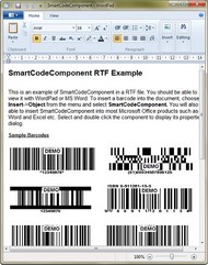 SmartCodeComponent screenshot